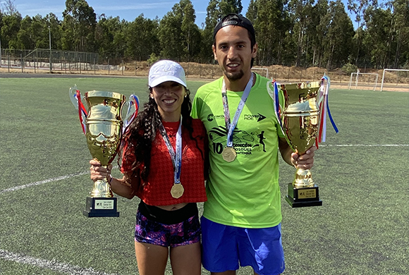 Diego Jofré y Katherine Cortés ganaron corrida 10 kilómetros de Concón