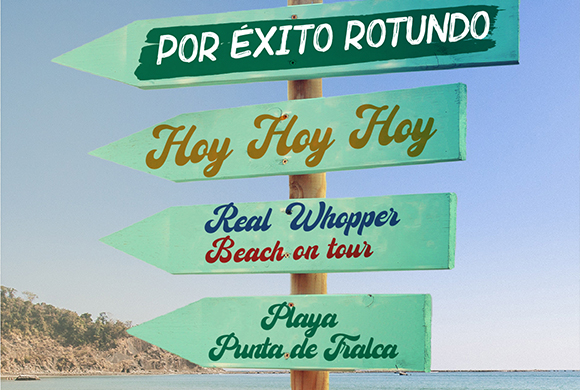 Playas más limpias y reales junto a Burger King
