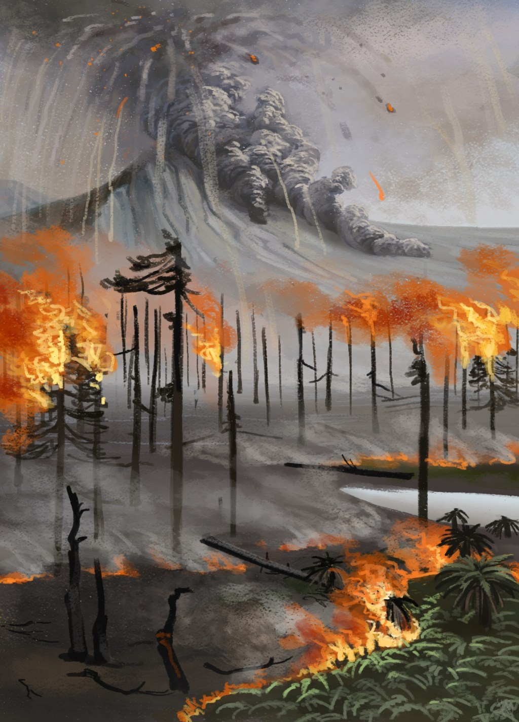 ¿Antártica en llamas? Los incendios forestales que asolaron al Continente Blanco durante la Era de los&nbsp;Dinosaurios