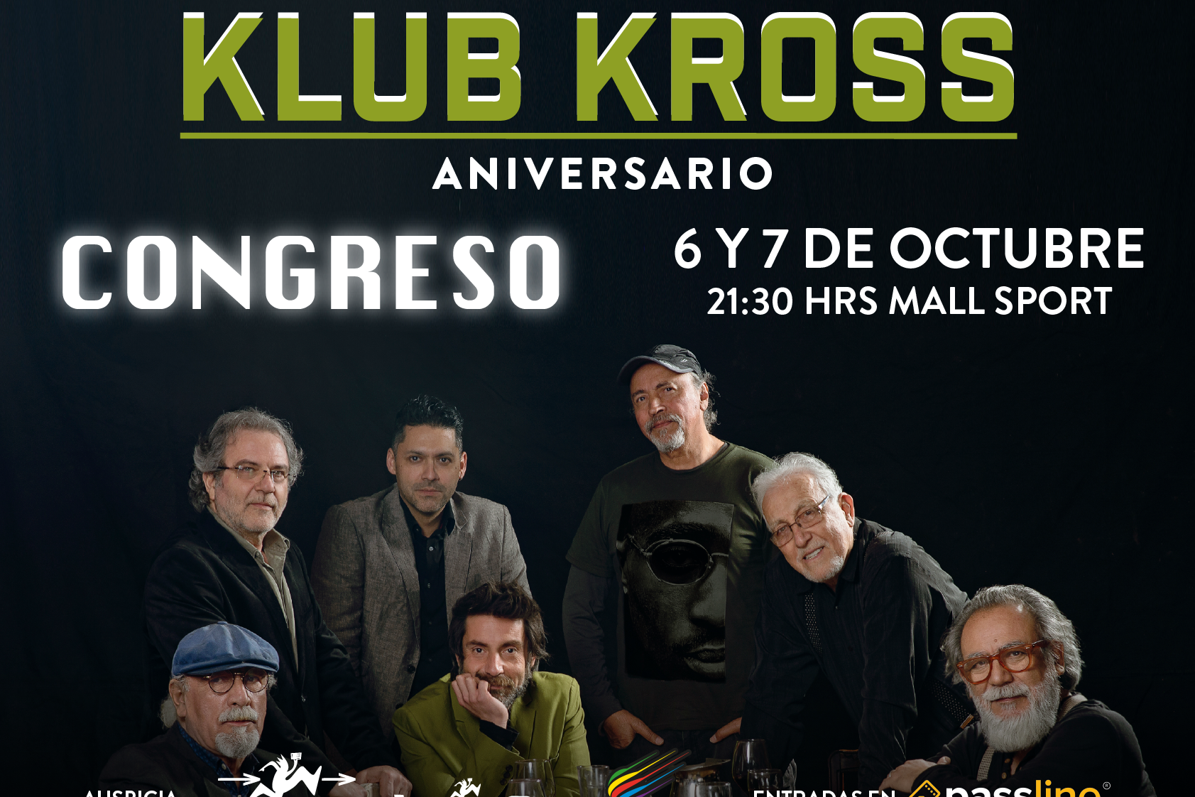 Kross Bar celebra en Mall Sport aniversario de Klub Kross con la presentación del grupo chileno Congreso.