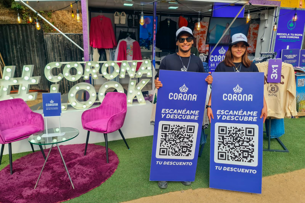 Tiendas Corona en Festival de Viña