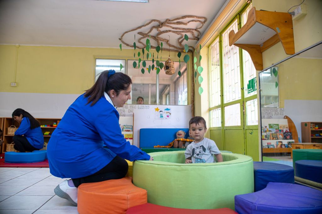 En el jardín infantil Mundo de los Niños de Renca, se dio inicio a los jardines de verano.